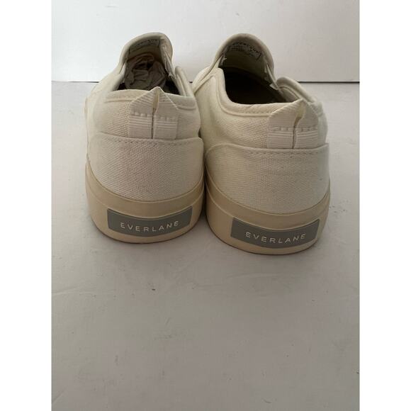 Everlane Women's The Forever Slip-On Canvas Sneaker Comfortable White Size 8.5 - Picture 7 of 10